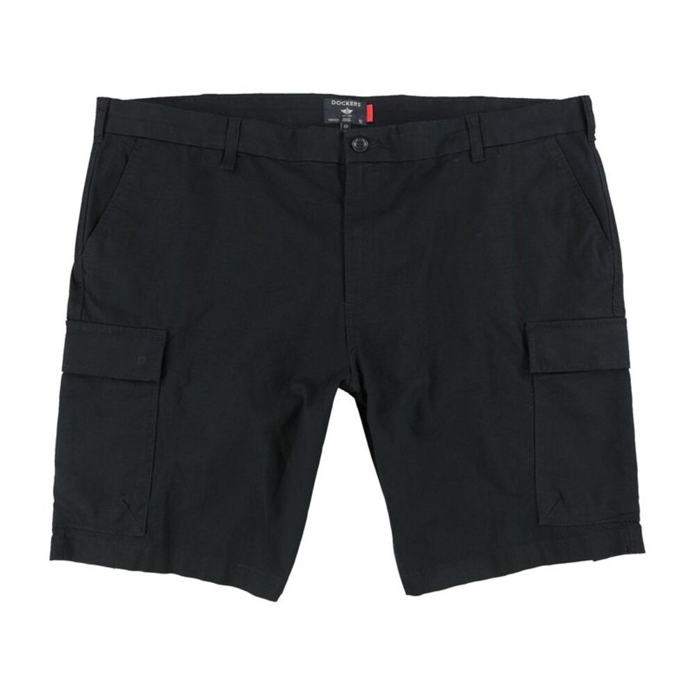 Dockers Mens Smart 360 Tech Casual Cargo Shorts, Black , 42, NWT